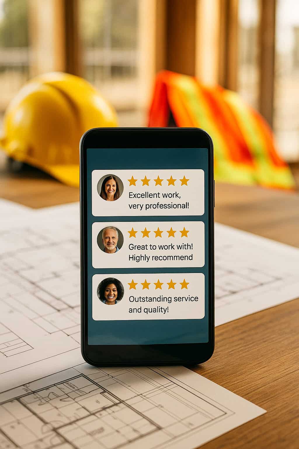 reviews for construction company